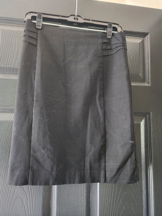 Express Dresses & Skirts - Express Black Ponte Pencil Skirt with Waistband Detail